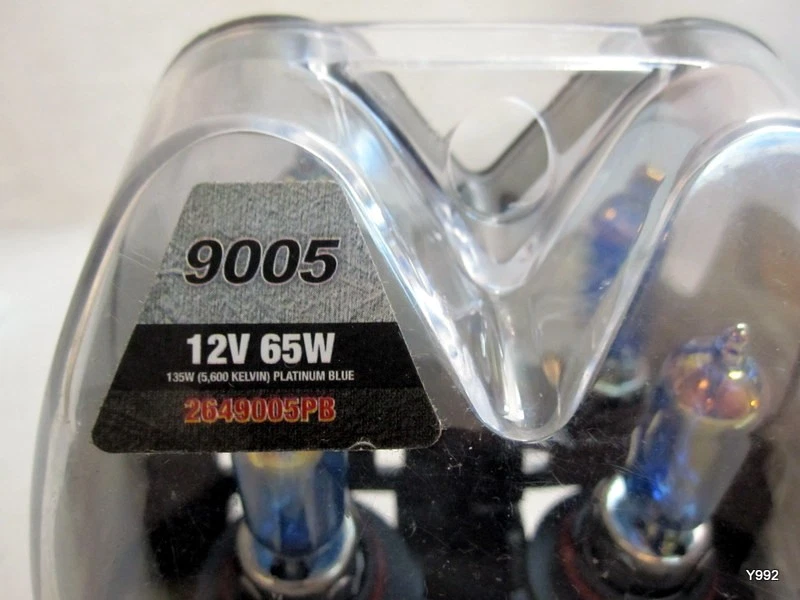 Recon 2649005PB 9005 12V 65W 5600 BOMBILLAS FAROS KELVIN AZUL PLATINO Foto 4 de 4