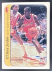 1986-87 Fleer Michael Jordan Stickers Rookie RC #8 Bulls CREASED