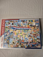 White Mountain Puzzle 1000 Pc Jigsaw Puzzle United States Of America 24" x 30"