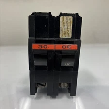 Double 30 amp double Pole Federal Pacific Breaker