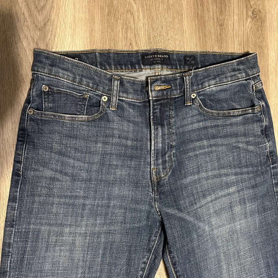 Pantalones de mezclilla azules para hombre Lucky Brand 363 34x32 Foto 2 de 4
