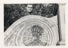 From SSG Matthews WW2 Letters Home Beefcake Man Stone work Photo Snapshot Vtg