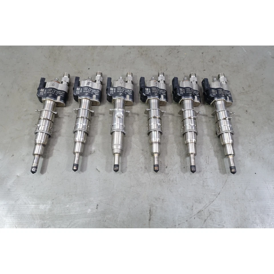 BMW N54 N63 2007-2015 juego de 6 inyectores directos de combustible índice 8/6 135i 335i 550i OEM Foto 2 de 4