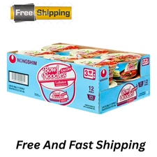 Nongshim Bowl Noodle Savory Lobster Ramyun Ramen Noodle Soup Bowl 3.03oz X 12 Ct