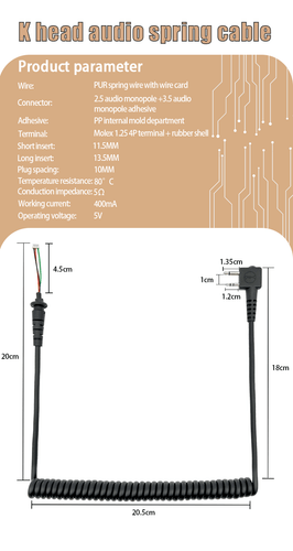 Cable de micrófono de altavoz remoto para radio IC-F4011 F4021 F4001 F3101 F4 F3 V80 F43 F44 - Imagen 6 de 10