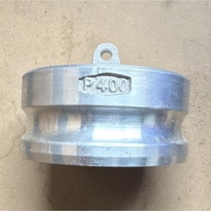 Aluminum Camlock-to-Dust Cap Plug Male-to-Male Fitting P400 MPN Industrial