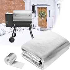 Insulated Grill Blanket 35x30in for Winter Heat Retention - Traeger/Smoker