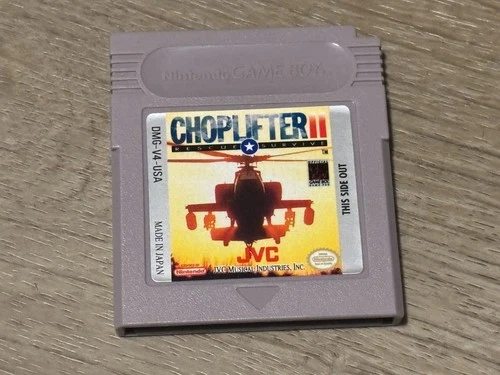 Choplifter II Nintendo Game Boy Cleaned & Tested Authentic