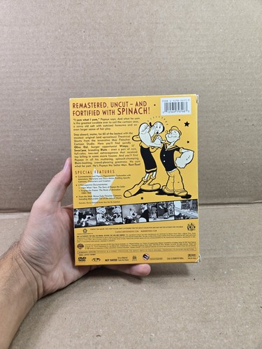 Popeye the Sailor: Volume 1: 1933-1938 (DVD, 1933, 4-Disc Set) Used Condition - Picture 2 of 13