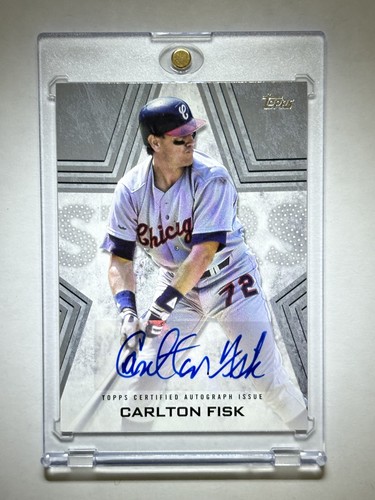 2023 Topps - Carlton Fisk Baseball Stars Platinum Auto 1/1 BSA-CF