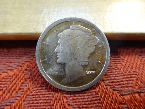 GSM One Tenth 1/10 Oz .999 Silver Bullion Round - No Reserve - Free S&H USA