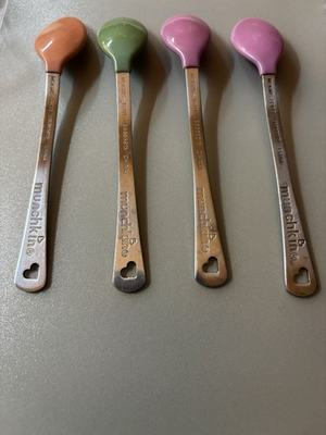 #ad NEW Munchkin White Hot Safety Baby Spoons 4 Pack 4 M BPA Free $5.00