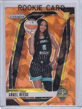 ANGEL REESE ROOKIE CARD 2024 Chicago Sky WNBA $ RARE ORANGE PRIZM CRACKED ICE RC