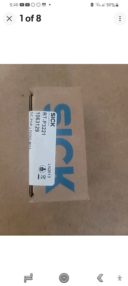 Sick RT-P2231 Photoelectric Zone Sensor 10-30VDC 1063190  - Image 2 of 2