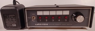 INTERRUPTOR COAXIAL REMOTO AMERITRON RCS 8V 5 POSICIONES EXCELENTE ESTADO