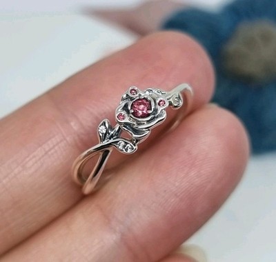 NEU Original Pandora Disney Die Schöne und das Biest Rose Ring Größe 56   OVP 