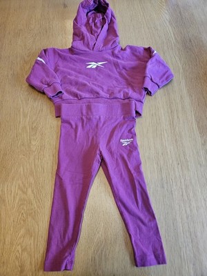 Outfit Set 2-3 Jahre Mädchen rosa Reebok Leggings und Hoody