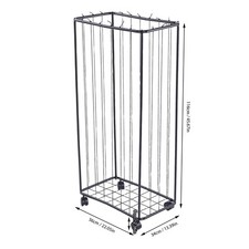 Large Capacity Garage Ball Storage Rack For Basketball Football HUNY