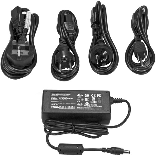 StarTech Replacement 12V DC Power Adapter - 12 Volts 5 Amps (sva12m5na) - Picture 2 of 5