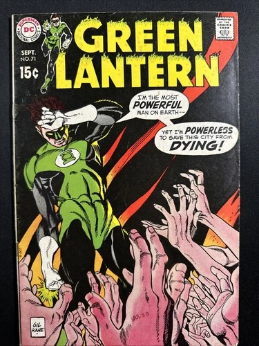 GREEN LANTERN #70 1969 Vintage Silver Age DC Comics 1st Print VG *A11