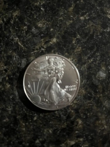 2015 Walking Liberty US Eagle One Dollar 1 Oz .999 Fine Silver Coin