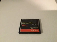 SanDisk Extreme Pro 64GB CompactFlash Memory Card 160MB/s UDMA 7
