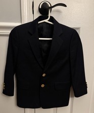 Boys Youth Navy Blazer Lord and Taylor Size Small