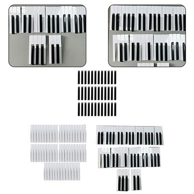 Klaviertasten Klavier Keytops 88 Klavier Keytops schwarz einfache Montage Kunststoff