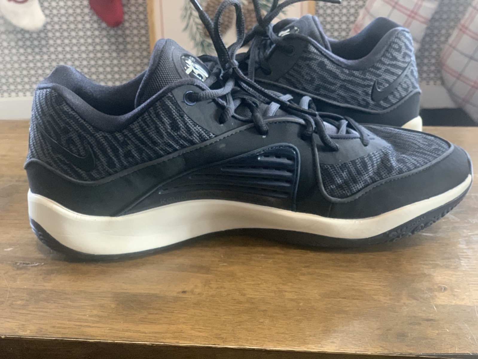 Nike KD16 Boardroom Men's 12  Black Smoke Grey Basketball Shoes DV2917-003