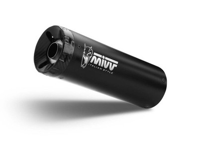 MIVV HR-1 AUSPUFF SCHALLDÄMPFER SLIP-ON EDELSTAHL SCHWARZ KAWASAKI Z900 RS 2018-24