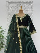 GOWN SALWAR KAMEEZ PAKISTANI INDIAN WEDDING PARTY WEAR DRESS BOLLYWOOD SUIT NEW