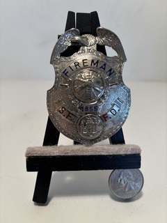 Vintage San Francisco Fire Department “Fireman” Badge