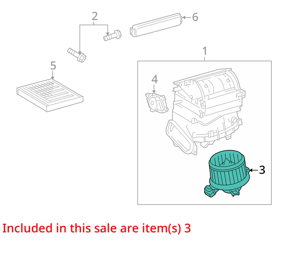 Toyota Prius 2014 calentador aire acondicionado motor fabricante de equipos originales 43 k millas - LKQ420757810 Foto 4 de 4