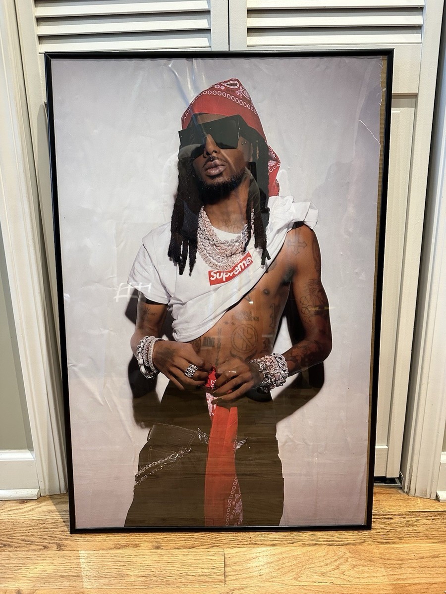 FRAMED) PLAYBOY CARTI X SUPREME 2025 BOX LOGO ORIGINAL RARE
