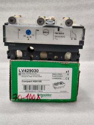 SCHNEIDER ELECTRIC LV429030 TRIP UNIT TM100D COMPACT NSX100 3P 100A FAST SHIPPIN