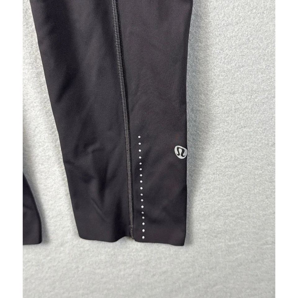 Recorte de tiro alto rápido y gratuito Lululemon 19" 5 bolsillos tamaño 4 Lw6as5s yoga gimnasio correr Foto 3 de 4