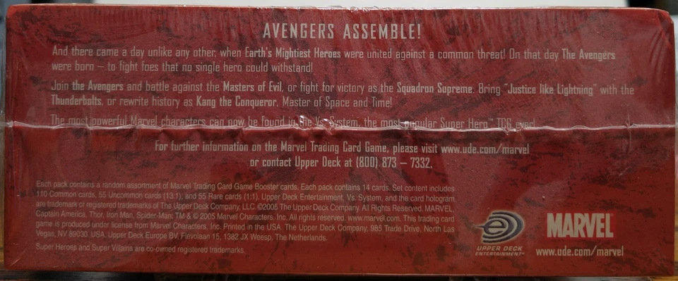 The Avengers Marvel VS System TCG - Factory Sealed Box - Image 4 of 4
