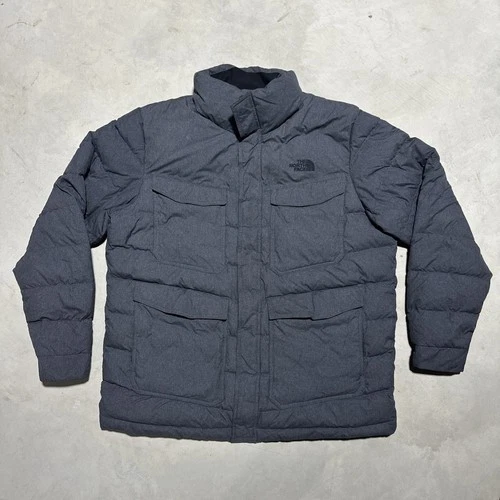 The North Face Far Northern 550 Goose Down Jacket Men’s XL Grey Full Zip - product listing photo