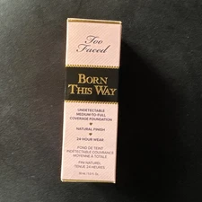 Too Faced Born This Way Foundation, WARM BEIGE, 1 fl oz/ 30ml NEW IN BOX