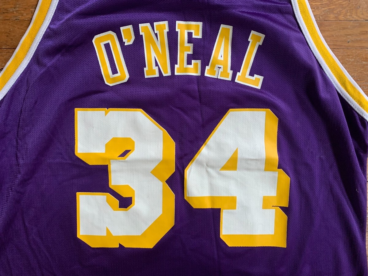 Shaquille O'Neal Los Angeles Lakers Champion Men's 48 L Jersey
