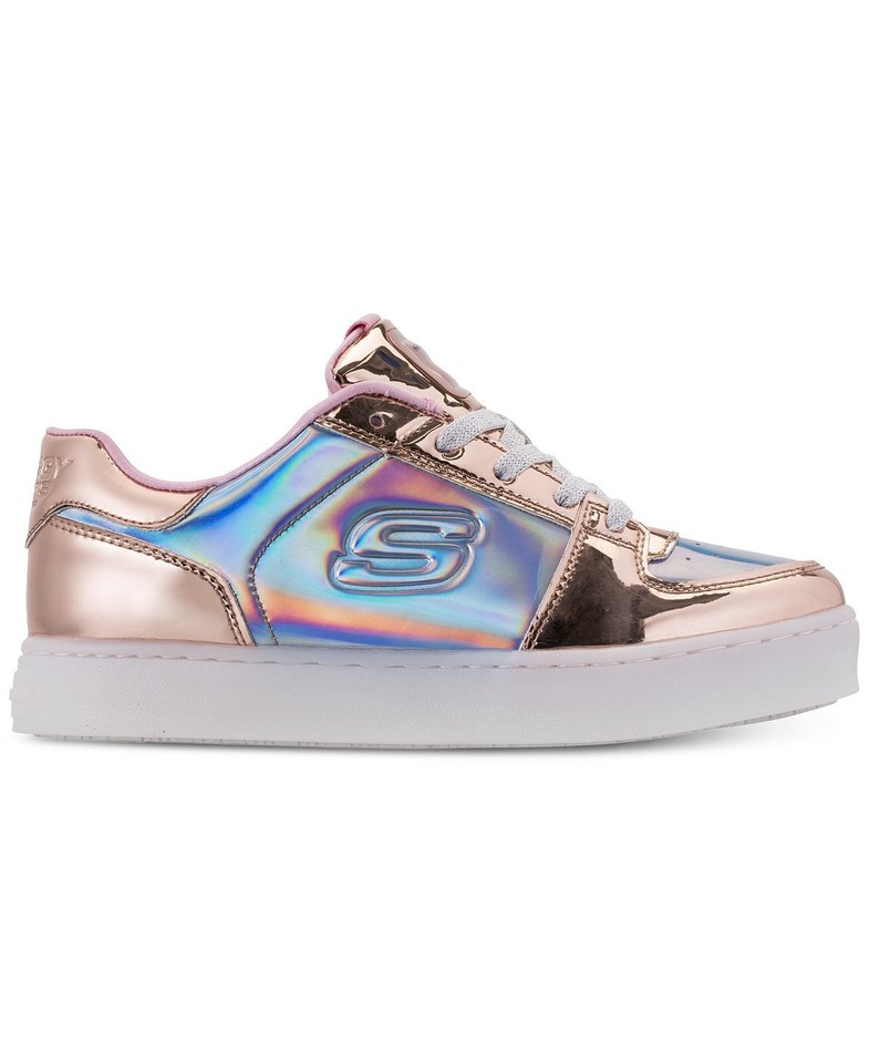 New Skechers Girls' Energy Lights Shiny LightUp Athletic Sneakers