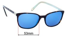 SFx Replacement Sunglass Lenses fits Tiffany  Co TF 2109-H-B - 53mm Wide
