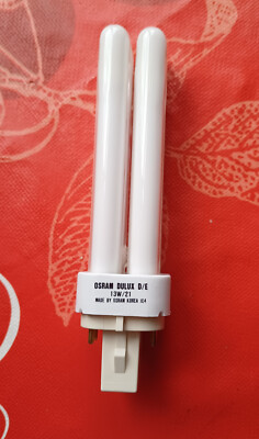 Osram Kompaktleuchtstofflampe Dulux D/E 13W/21, 4Pin, coolwhite, Fassung G24q-1