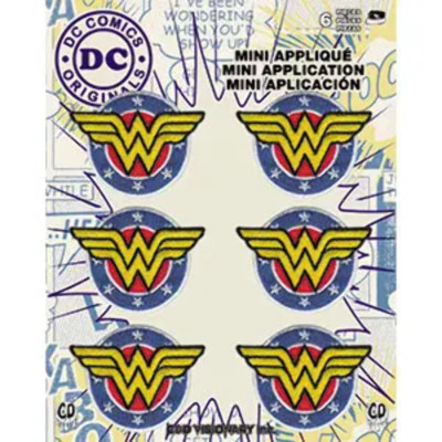 Dc Comics Wonder Woman Shield Logo Superheld Aufbügeln Bestickt Patch Set