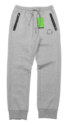 Boss Hugo Boss Black Label Men's Grey Hadiko 2 Logo Jogger Pants