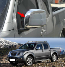 Wing Side Mirror Cover Chrome For 2006-2014 Nissan Navara D40 Space Cab