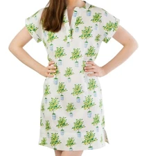 New Jaye's Studio Lemon Tree Luxe Cotton Sateen Day Dress SZ Small