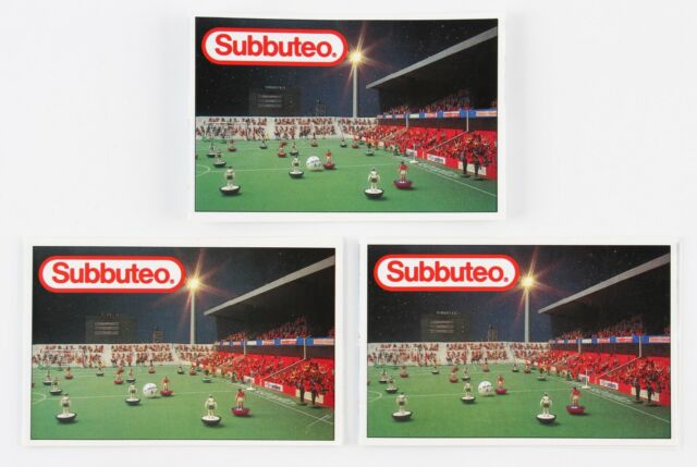 Subbuteo catalogue booklets c.1990's x3