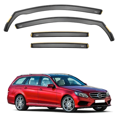Mercedes Classe E W212 Estate 2009-2016 Deflettori pioggia 5 porte ISPEED