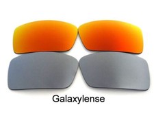 Galaxy Replacement Lenses For Oakley Gascan S Small Sunglasses Titanium Red